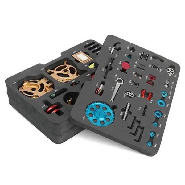 TECHING DM117 All-metal Mini Single-cylinder Engine Model High Challenge Assembled Kit DIY Excellent STEM Toys Scientific Exploration Discovery - Image 3