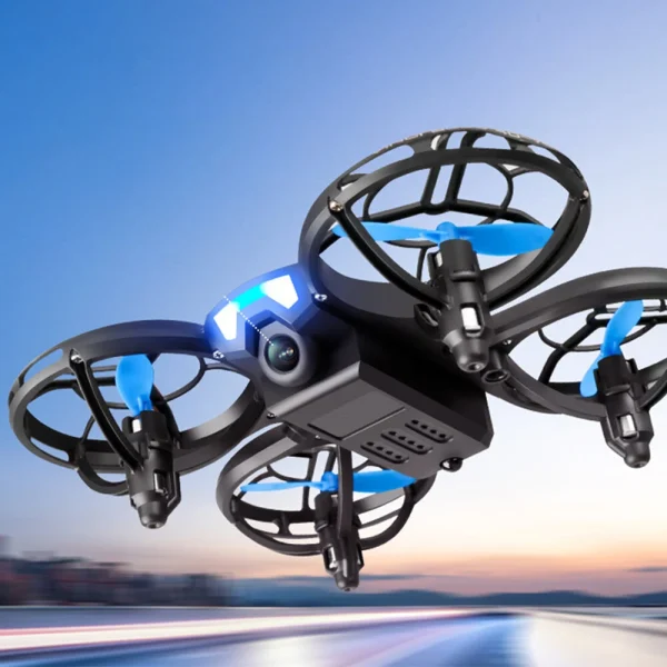 4DRC V8 Mini WiFi FPV with HD Camera Gesture Control Stunt Tumbling Colorful LED Lights Grid Full Protection Child Gift RC Toys Drone Quadcopter RTF - Image 3