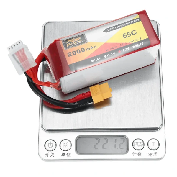 ZOP Power 14.8V 2000mAh 65C 4S LiPo Battery XT60 Plug for RC Drone - Image 9
