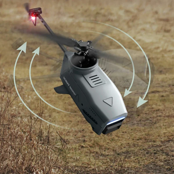 4DRC L1 Fighter Drone 1080P HD RC Quadcopter Single Rotor Four-channel Anti-collision Intelligent Electric Helicopter - Image 3