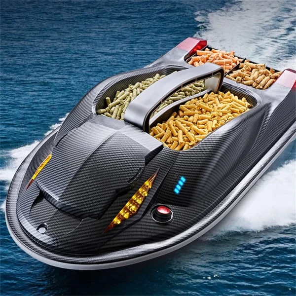 HJ817 2.4G Intelligent Remote Control Bait RC Boat Positioning Point GPS Fixed Speed Cruising Auto Funnel Opening Closing Decoupling - Image 2