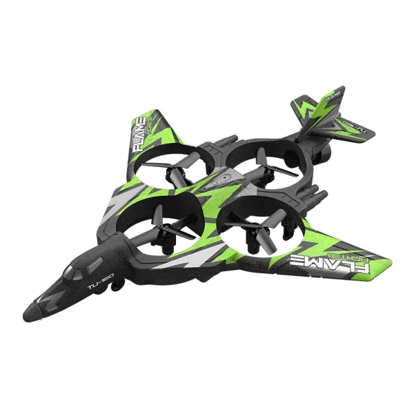 TU 160 Fighter 2.4G One Key Spray Gravity Sensor EPP FPV RC Drone Airplane Quadcopter Glider RTF With LED Lights for Beginners - Image 4