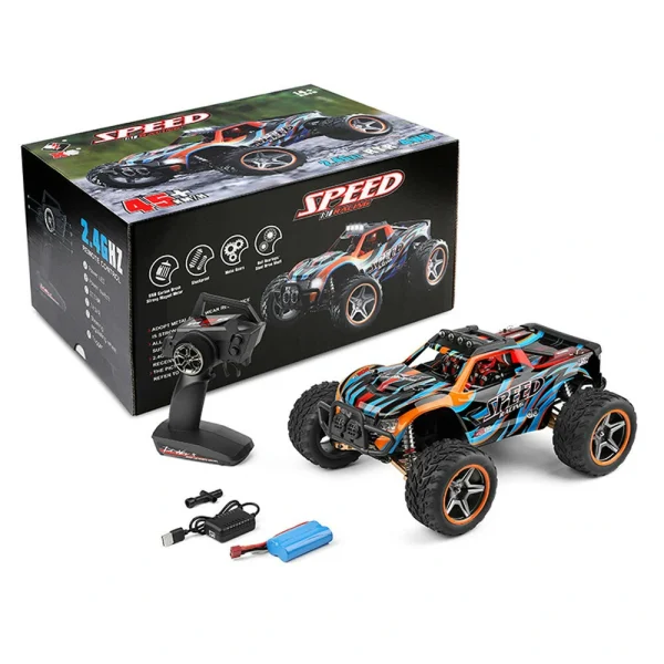 Wltoys 104009 1/10 2.4G 4WD Brushed RC Car High Speed Vehicle Models Toy 45km/h - Image 9