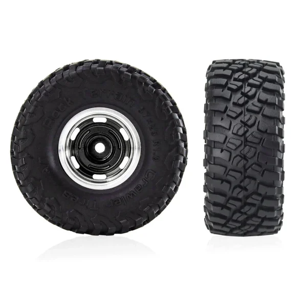 4PCS 1.0 Inch Wheels BFLU Tires Spare Parts for TRX4M SCX24 FMS24 RC Climbing Car Vehicle Models Accessories Parts - Image 8