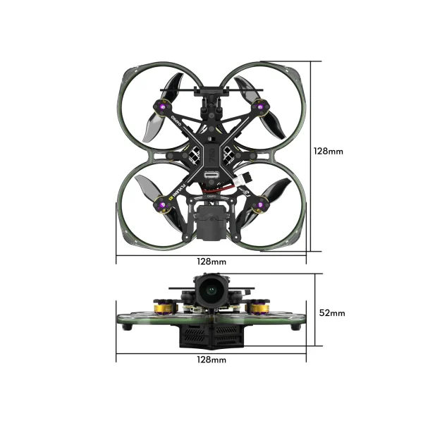 Flywoo FlyLens 85 HD O4 / O4 PRO 2S 2 Inch Brushless Whoop FPV Racing Drone BNF with GOKU F405 HD Digital System - Image 9