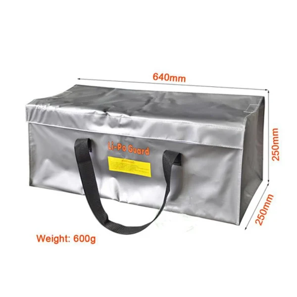 Extra large Lipo Battery Explosion Proof Multifunction Safety Bag 64x25x25cm - Image 2