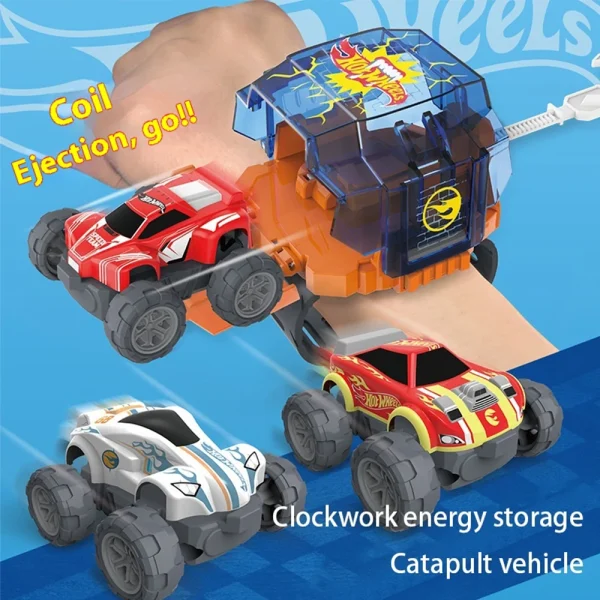 Wrist Launcher Watch with 3 Vehicle Bodies for Children Toy - Image 3