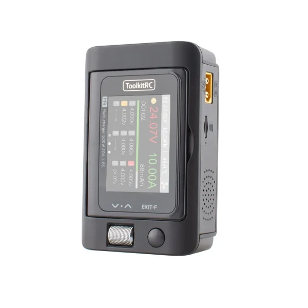 ToolkitRC M9 Multi Function 600W 20A DC Smart Charger with Audio Function - Image 8