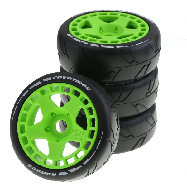 4PCS Rally On-Road Tires Wheels 17mm Hex for ARRMA ZD Racing HSP HNR X3GT 1/7 1/8 RC Car Vehicles Model Parts - Image 3