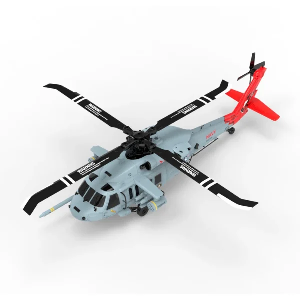 Eachine E200 Pro 2.4G 6CH 6-Axis Gyro GPS Optical Flow Positioning 5.8G FPV Camera Dual Brushless Motor 1:47 Scale Flybarless RC Helicopter RTF - Image 9