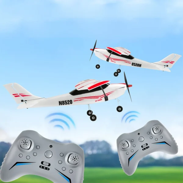 Flybear FX9601 Cessna 182 520mm Wingspan 2.4GHz 4CH Built-in Gyro 3D/6G Switchable EPP RC Airplane Glider RTF for Beginners - Image 7
