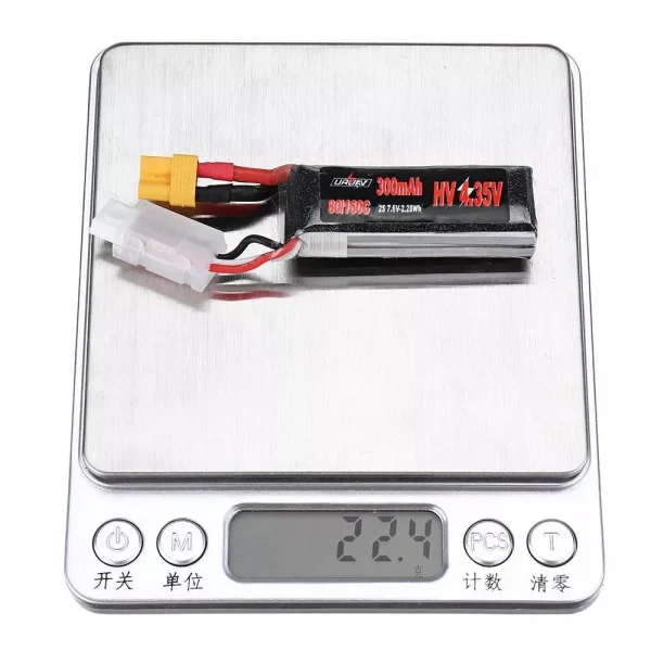 2Pcs URUAV 7.6V 300mAh 80C/160C 2S HV 4.35V Lipo Battery XT30 Plug for BETAFPV Whoop Quadcopter - Image 8