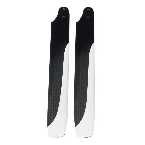 1pair PUDU 230mm Carbon Fiber Main Rotor Blade Propeller For RC Helicopter - Image 3