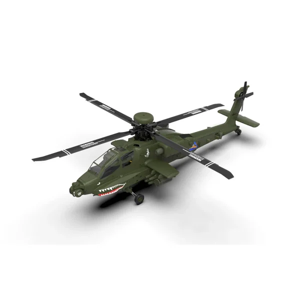 Eachine E250 AH-64 Apache 2.4G 6CH 3D 6-Axis Gyro Dual Brushless Motor 1:32 Scale Flybarless RC Helicopter Compatible With Futaba S-FHSS Protocol - Image 2