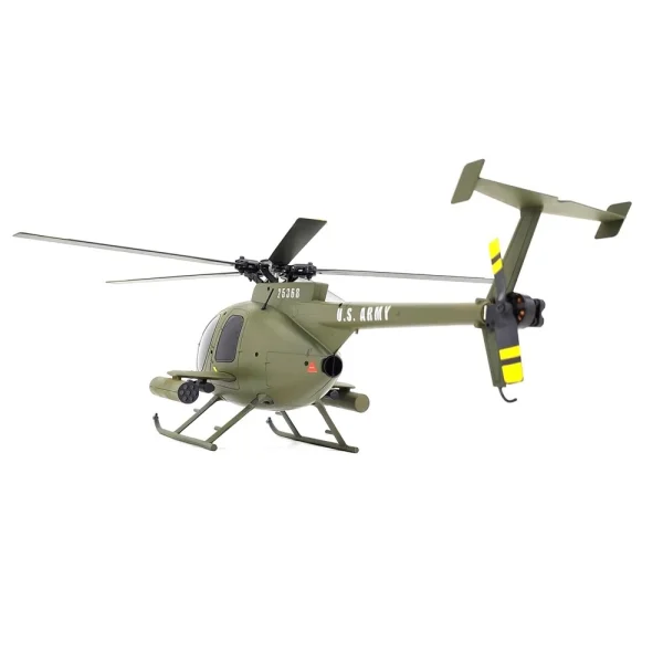 RC ERA C189 MD500 2.4G 4CH UAV 1:28 Fixed Height Single Blade Flybarless RC Helicopter RTF - Image 9