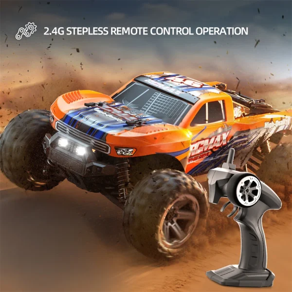 SMRC 8619 RTR 1/14 2.4G 4WD 38km/h RC Car High Speed Short Course Off-Road Truck LED Light Full Proportional Vehicles Models Toys - Image 2