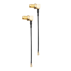 RadioMaster GX12 DIY 90 Degree RP-SMA Adapter Cable Compatible with GX12 Dual-Band Gemini-X Radio Transmitter