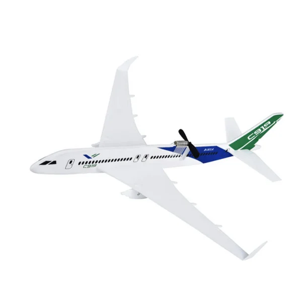 C919 350mm Wingspan Intelligent Electric Free Flying Paper Plane Bubble Rechargeable Airplane DIY - Image 4