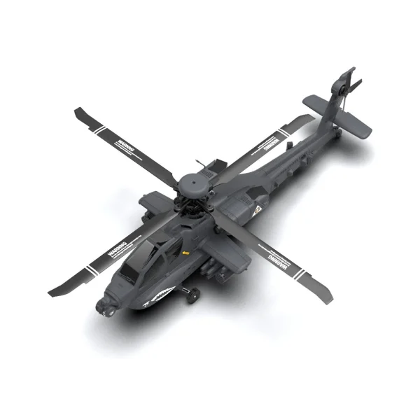 YXZNRC F11-S 1:32 AH-64 Apache Scale 2.4G 6CH GPS Altitude Hold Optical Flow Positioning 5.8G FPV Camera Dual Brushless Motor Flybarless RC Helicopter RTF - Image 7