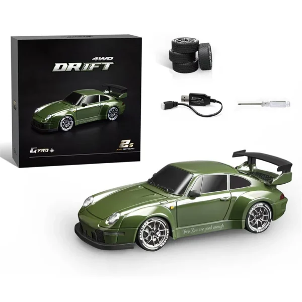 WH S814 PRO RTR 1/24 2.4G 4WD Drift RC Car Gyro Mini Race LED Light Radio Control High-Speed Motor On-Road Racing Vehicle Model Boys Gifts Toys - Image 8