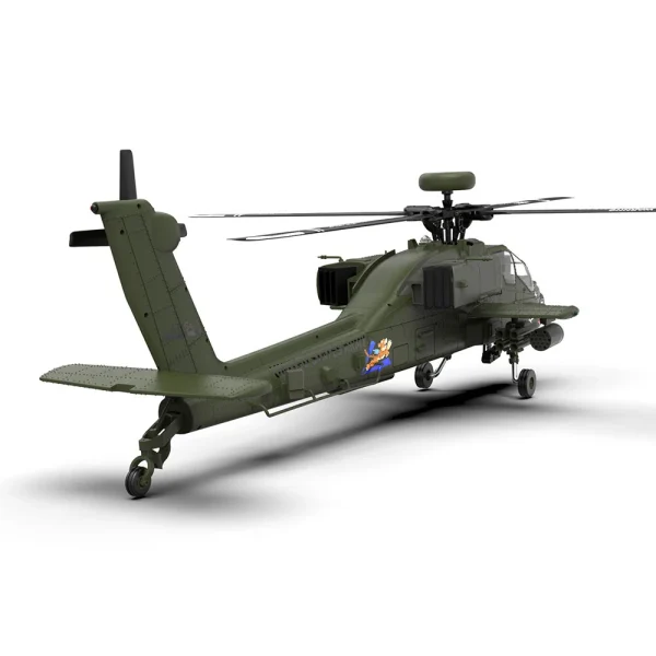 Eachine E250 AH-64 Apache 2.4G 6CH 3D 6-Axis Gyro Dual Brushless Motor 1:32 Scale Flybarless RC Helicopter Compatible With Futaba S-FHSS Protocol - Image 3