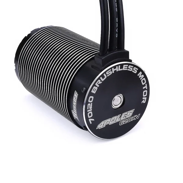 Surpass Hobby ROCKET 70120 Sensorless Brushless Motor 8mm Shaft Compatible 8-16S for 1/4 1/5 RC Car Parts - Image 3