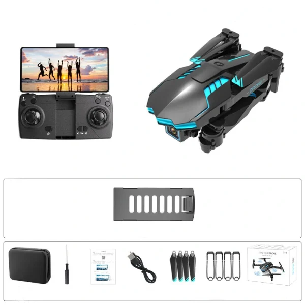 XKRC X6 PRO WiFi FPV WiFi FPV with Dual HD Camera 360 Obstacle Avoidance Optical Flow Positioning LED Foldable RC Drone Quadcopter RTF - Image 9