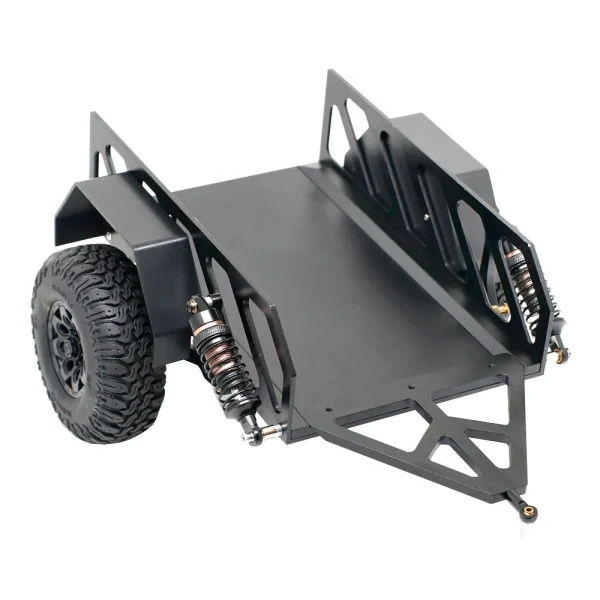 1/10 Metal CNC Simulate Trailer For D90 SCX10 TRX4 RC Car Parts Cralwer Models - Image 6