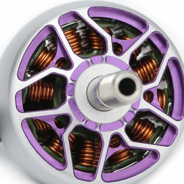 FlyFishRC Flash 2207 1850KV 6S / 2750KV 4S Unibell Brushless Motor Grey Purple Color for Freestyle FPV Racing RC Drone - Image 3