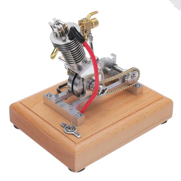 Banggood H09 Mini Hoglet CNC Single Cylinder Engine Metal Model Kids Children Science Discovery Toys - Image 2