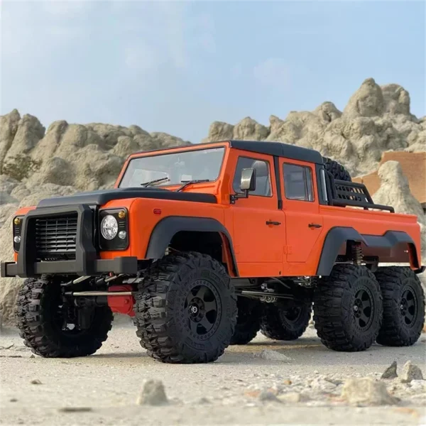 AUSTARHOBBY AXX6 RTR 6X6 1/10 2.4G 6WD RC Car for Land Rover for Defender Rock Crawler Off-Road Climbing Truck LED Light Metal Gears Vehicles Models Toys