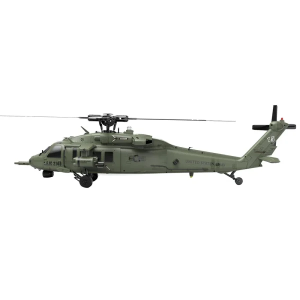 Eachine E200S UH-60 2.4G 6CH 6-Axis Gyro Dual Brushless Motor 1:47 Scale Flybarless RC Helicopter BNF / RTF - Image 3