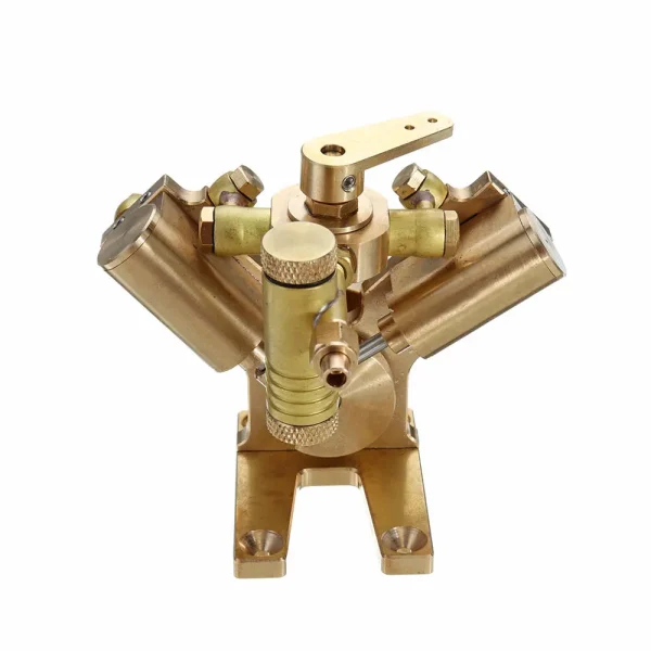 Microcosm OKMO Micro Scale M2B Twin Cylinder Marine Steam Engine Model Stirling Engine Gift Collection - Image 3
