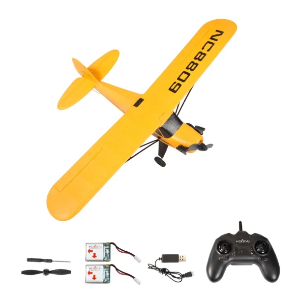 KOOTAI A505 J3-CUB 505mm Wingspan 2.4GHz 3CH 6-Axis Gyro 3D/6G Switchable EPP RC Airplane BNF/RTF Compatible DSMX DSM2 S-BUS Protocol - Image 8