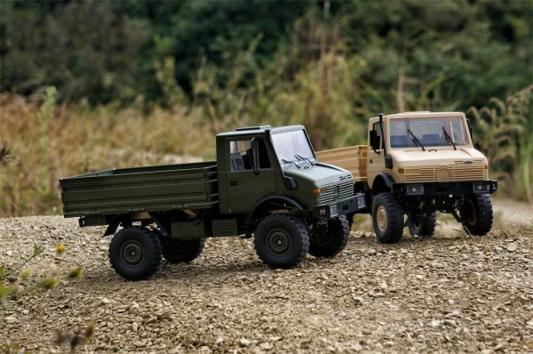 LDRC LD-P06 Several Battery 1/12 2.4G 4WD RC Car Unimog 435 U1300RC w/ LED Light Military Climbing Truck Full Proportional Vehicles Models Toys - Image 9