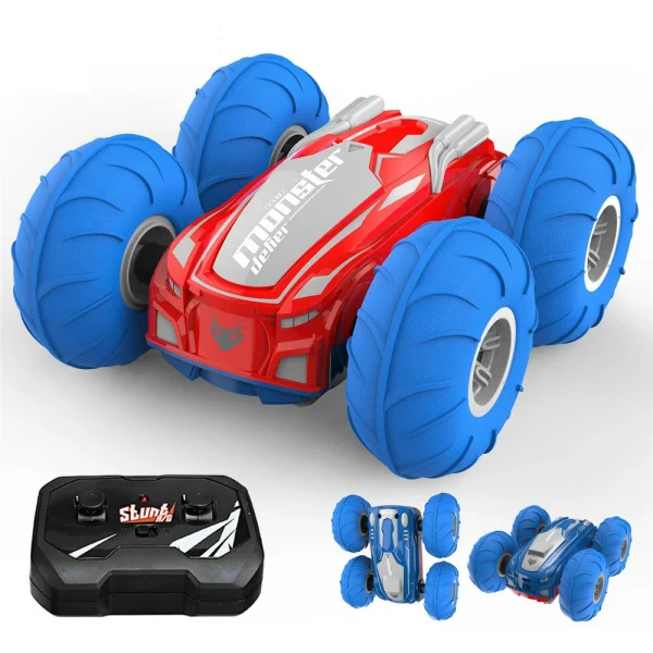 Eachine EC71 RTR Two Batteries 2.4G Double Sided Stunt RC Car 360 Degree Rotation Vehicles Model Kid Child Toys - Image 2