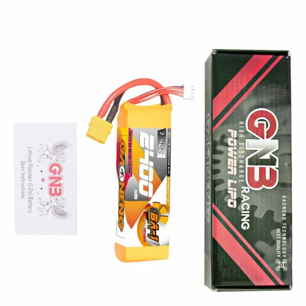 Gaoneng GNB 11.1V 2400mAh 40C 3S LiPo Battery T Plug / XT60 Plug for 1/12 1/14 1/16 RC Car 180-330mm Brushless Drone RC Airplane Helicopter - Image 3