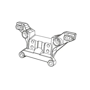 MJX Hyper Go 16207 16208 16209 16210 Front And Rear Shock Absorber Brackets 16170 16180 RC Car Parts