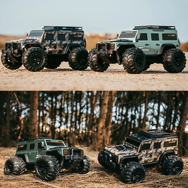 Funsky G2201 2.4G 1/16 4WD RC Car With LED Light High Speed Desert Truck Vehicle Models - Image 9
