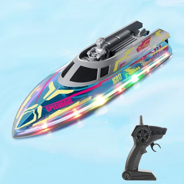 Rockwoo JF017 2.4G Rc Boat Dual Power Wireless Electric Remote Control Model Toys for Children Gift - Image 4