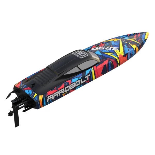 Volantexrc 798-5 SR90 70km/h ARTR 2.4G Brushless RC Boat Water Cooling Ship Capsize Reset Fast High Speed Waterproof Vehicles Models Toys Remote Control Kids Children Gift - Image 2