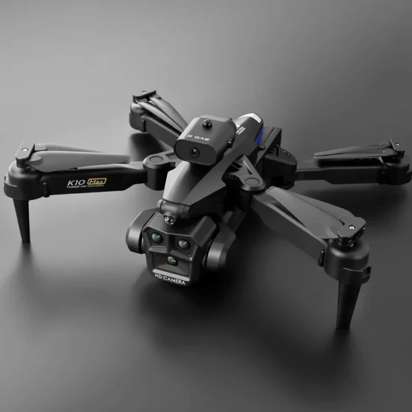 XKJ K10 MAX Upgrade Three Camera WiFi FPV with 4K ESC 3 Lens 360 Obstacle Avoidance Optical Flow Positioning Foldable RC Drone Quadcopter RTF - Image 3