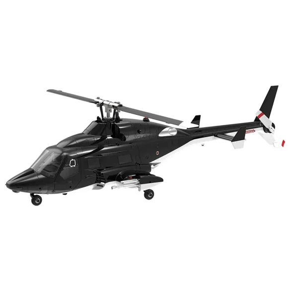 Eachine E188S AirWolf 2.4G 9CH 6G GPS Optical Flow Localization LiDAR TOF Altitude Hold Dual Brushless Motor 1:34 Scale Flybarless RC Helicopter RTF - Image 2
