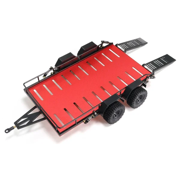 Simulation Trailer Four Wheels for Land Rover Tornado TRX4M 1/18 RC Cars Vehicles Models Spare Parts Accessories - Image 8