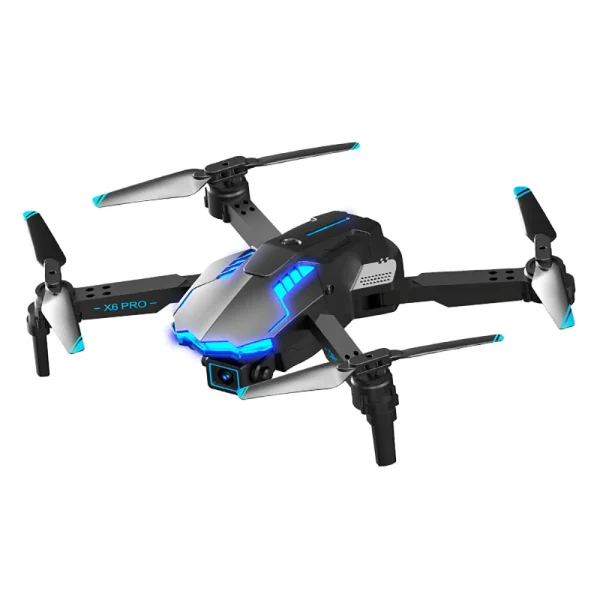 XKRC X6 PRO WiFi FPV WiFi FPV with Dual HD Camera 360 Obstacle Avoidance Optical Flow Positioning LED Foldable RC Drone Quadcopter RTF