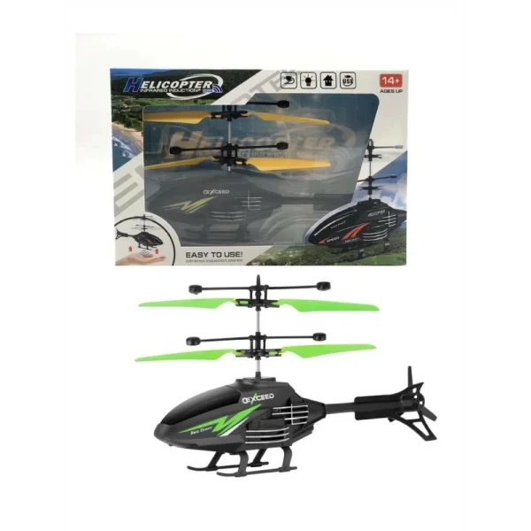 A13 Response Flying Helicopter Toys USB Rechargeable Induction Hover Helicopter With Remote Control For Over Kids Indoor And Outdoor Games - Image 2