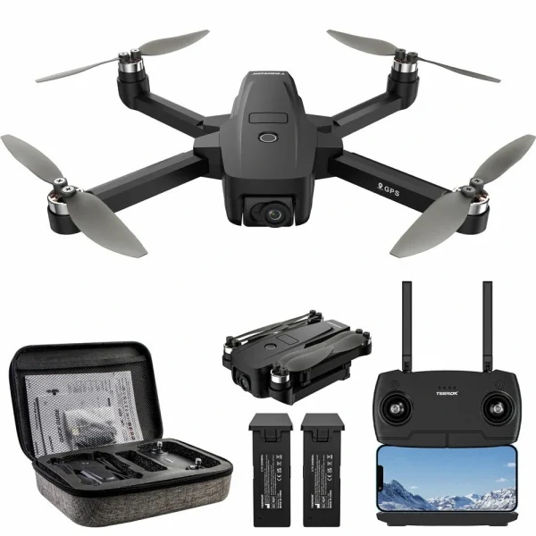 TEEROK T18S GPS 5G WiFi FPV With 4K HD Dual Camera Servo Gimbal Optical Flow Positioning 205g Brushless Foldable RC Drone Quadcopter RTF - Image 8