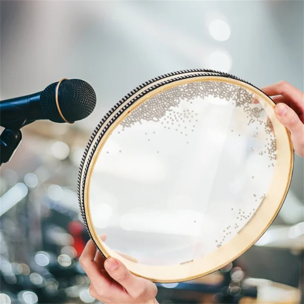 Double-sided Wave Drum Ocean Drum Hand Drum Wooden Sea Sound Hand Clapping Folk song Meditation Sound Therapy Sleep Aid - Image 3