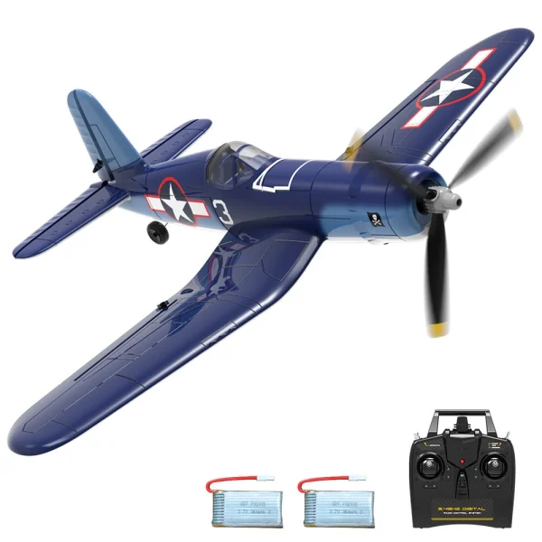 Eachine Mini F4U V2 EPP 400mm Wingspan 2.4G 6-Axis Gyro One Key Return Aerobatic Indoor RC Airplane Trainer Fixed Wing BNF/RTF for Beginner - Image 2