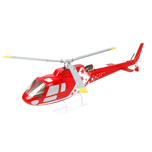 FLY WING Squirrel-AS350 6CH 3D Flying Three Rotor Blade GPS Hover Inverted Hover One Key Return Scale RC Helicopter PNP With H1 Flight Controller
